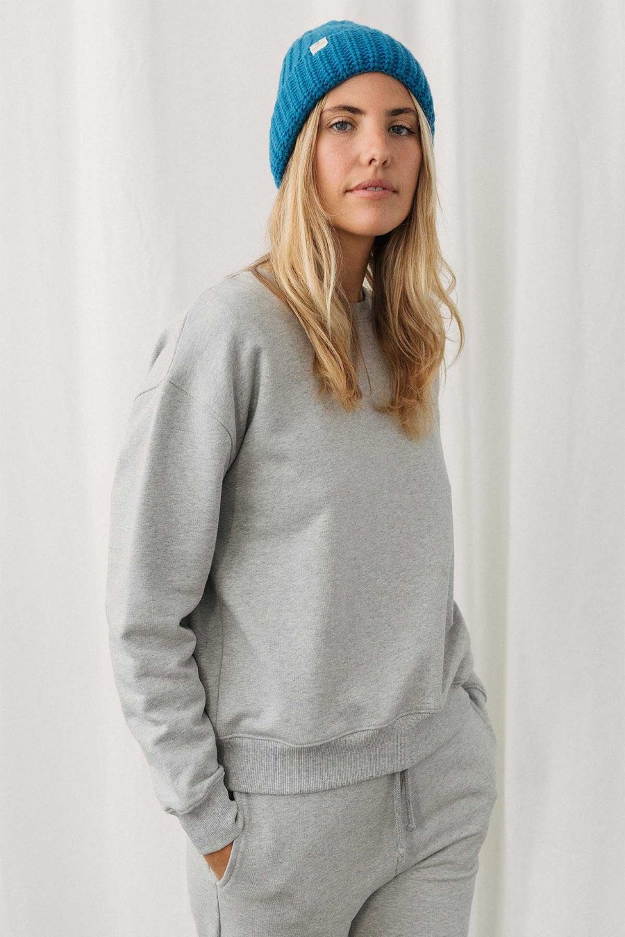 Sweatshirts | TWOTHIRDS Le Ls82A — Grijs Gemeleerd