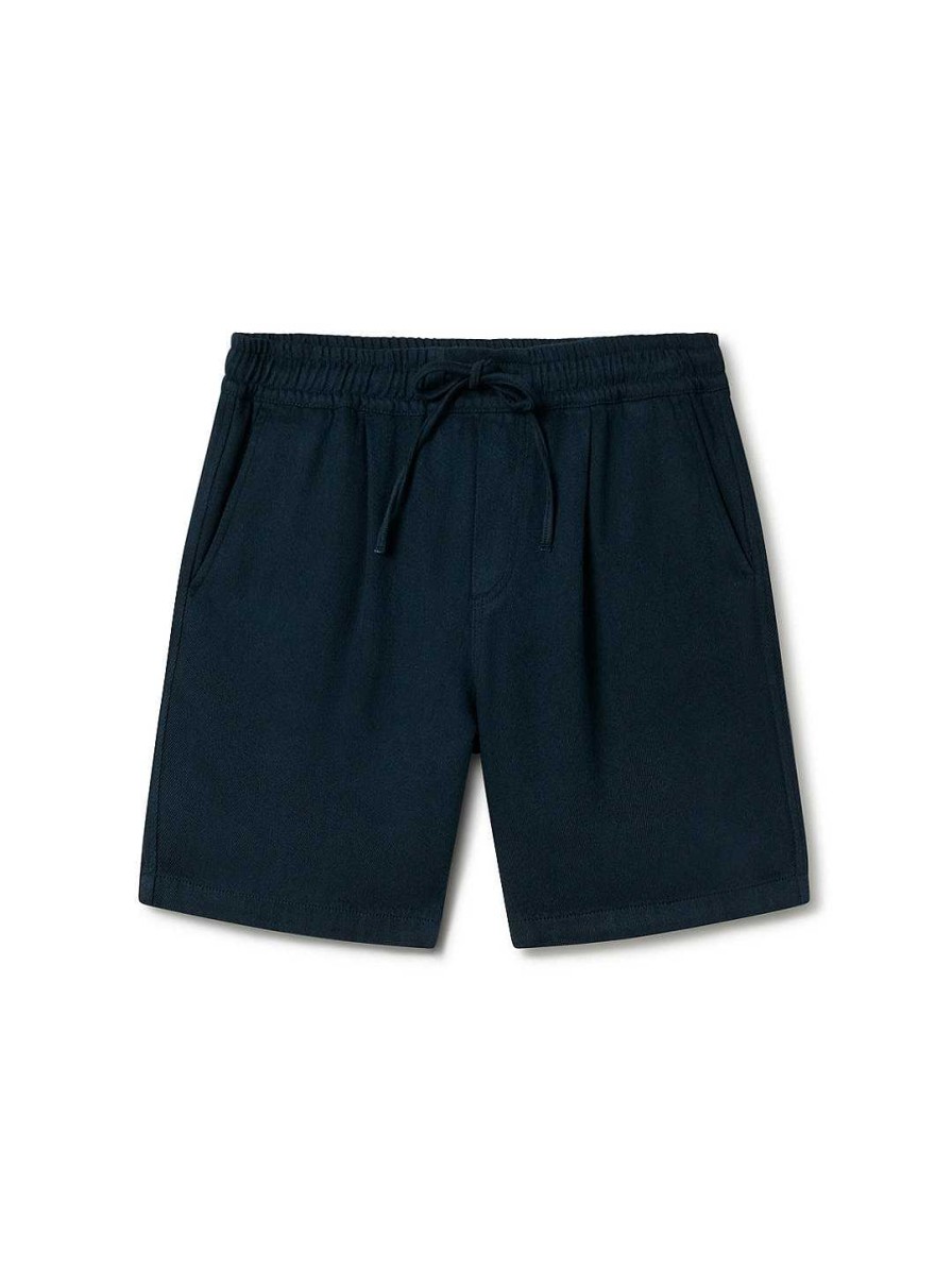 Korte Broek | TWOTHIRDS Chincui - Gewassen Marine