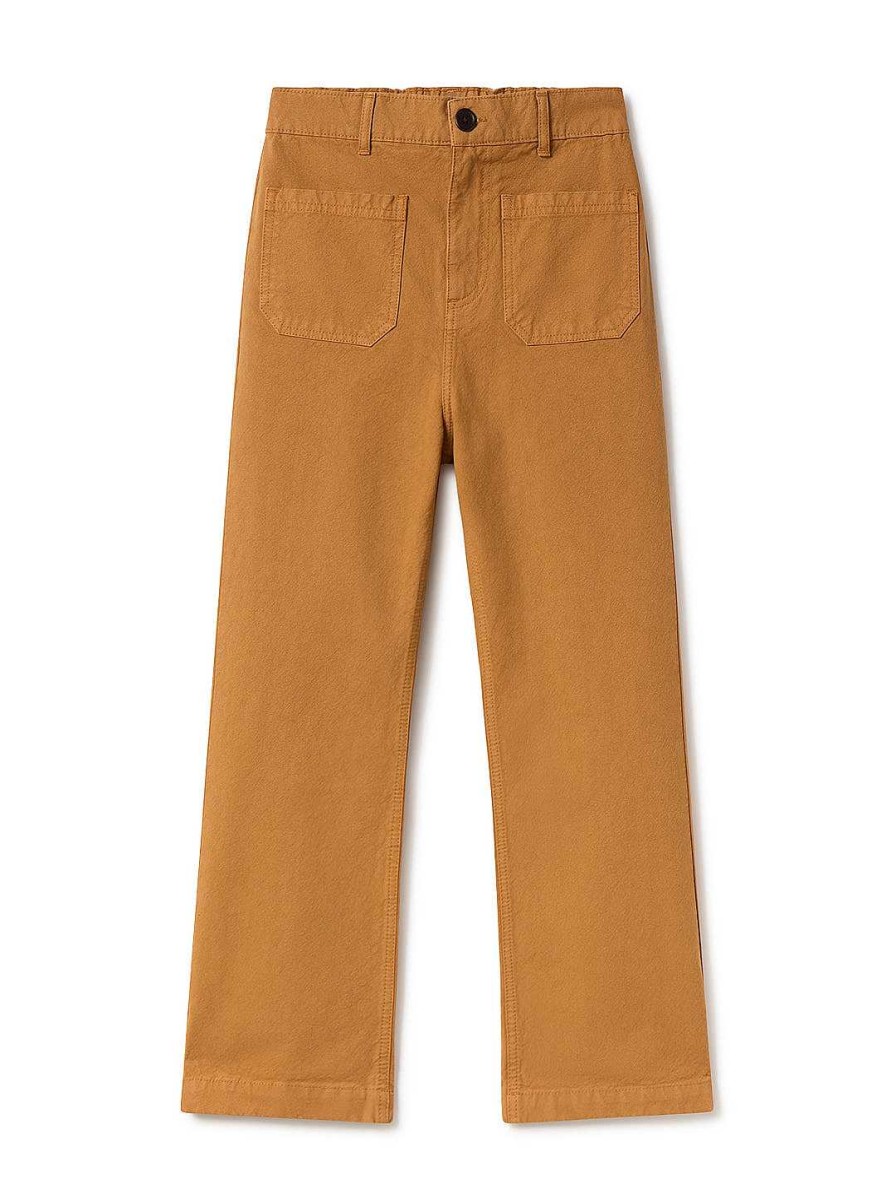 Broek | TWOTHIRDS Yunosti Honingmosterd