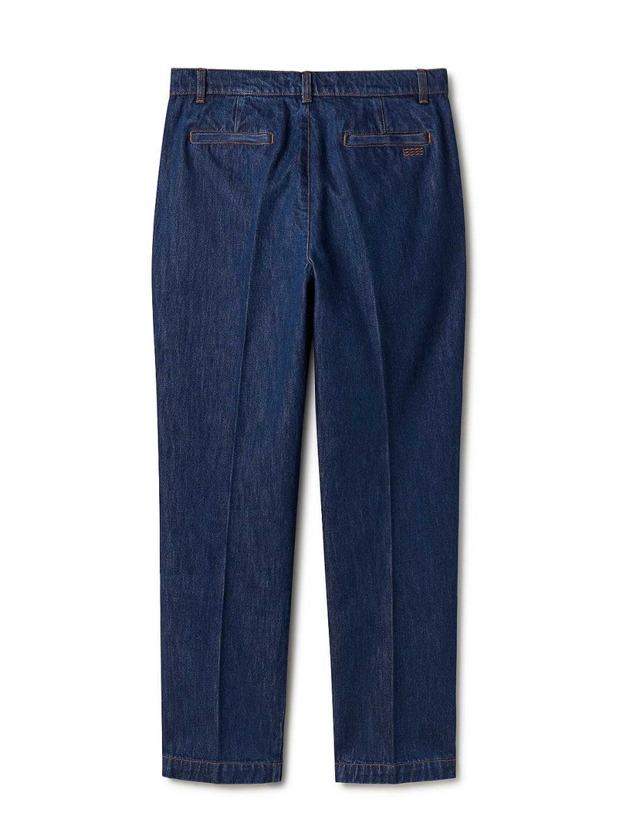 Broek | TWOTHIRDS Totoya - Middenblauw