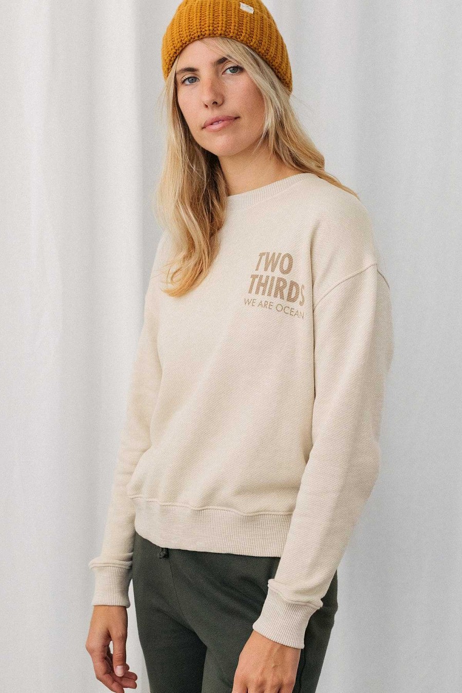 Sweatshirts | TWOTHIRDS Le Aff-Ecru