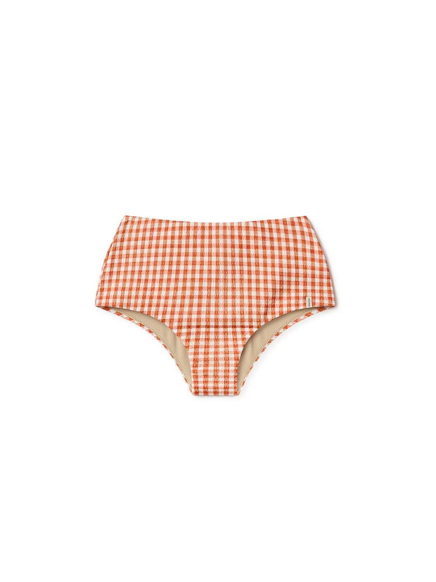 Badkleding | TWOTHIRDS Jan Van Genten Onderkant - Vichy Rood