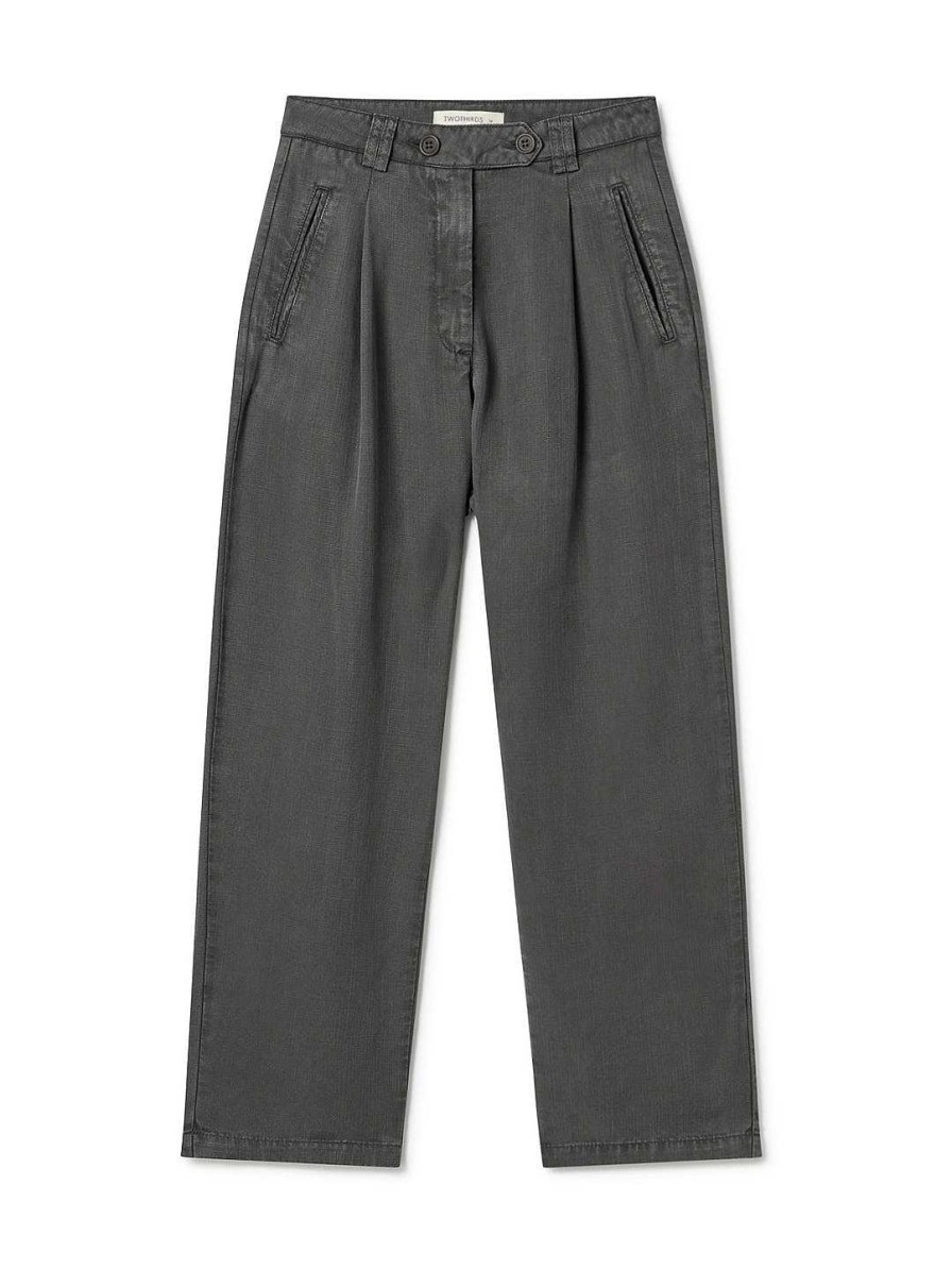 Broek | TWOTHIRDS Salsette - Donker Zand