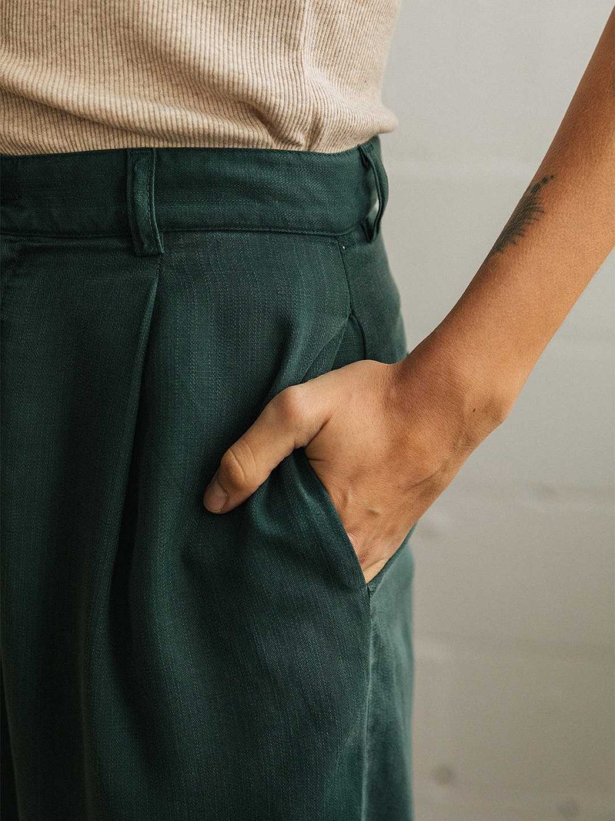 Broek | TWOTHIRDS Haruku Bosgroen