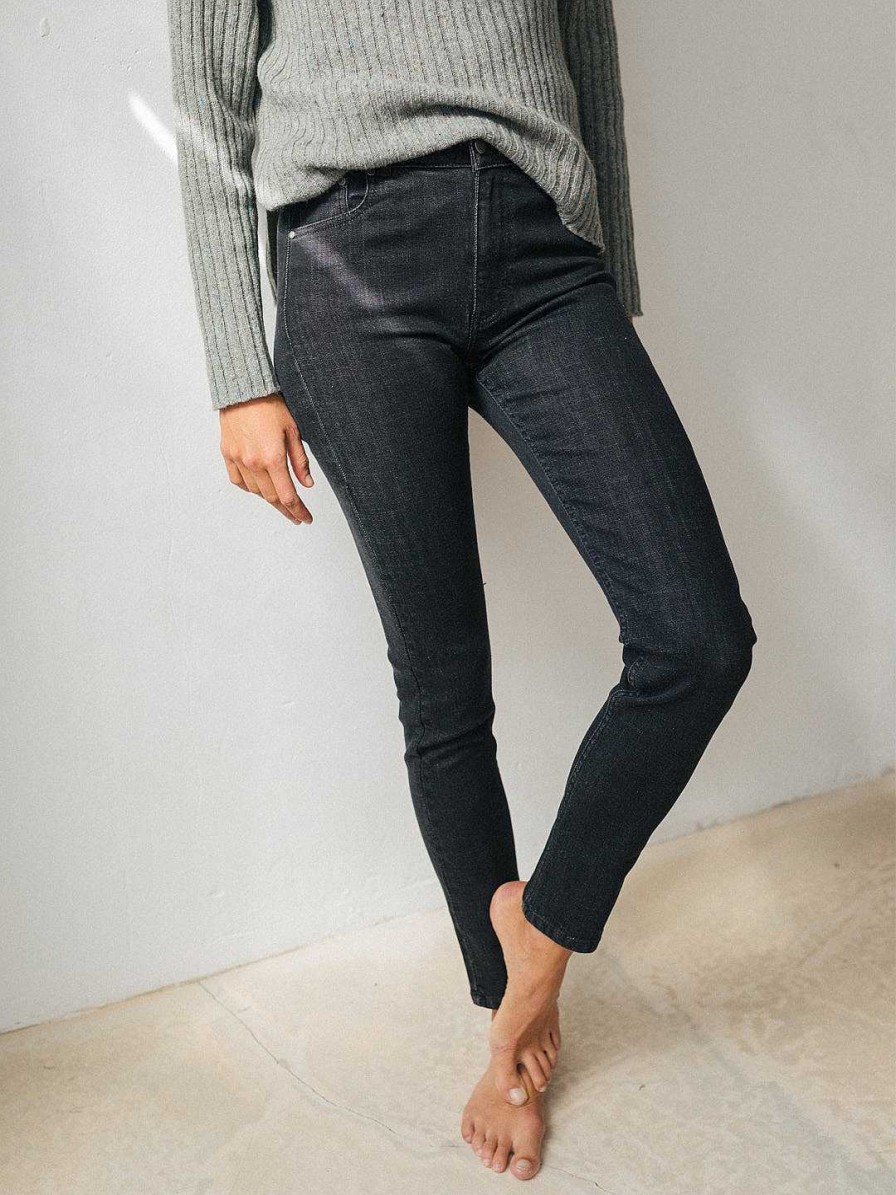 Broek | TWOTHIRDS Tidore- Zwart