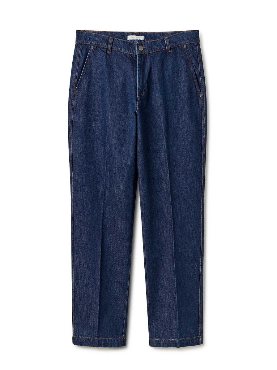 Broek | TWOTHIRDS Totoya - Middenblauw