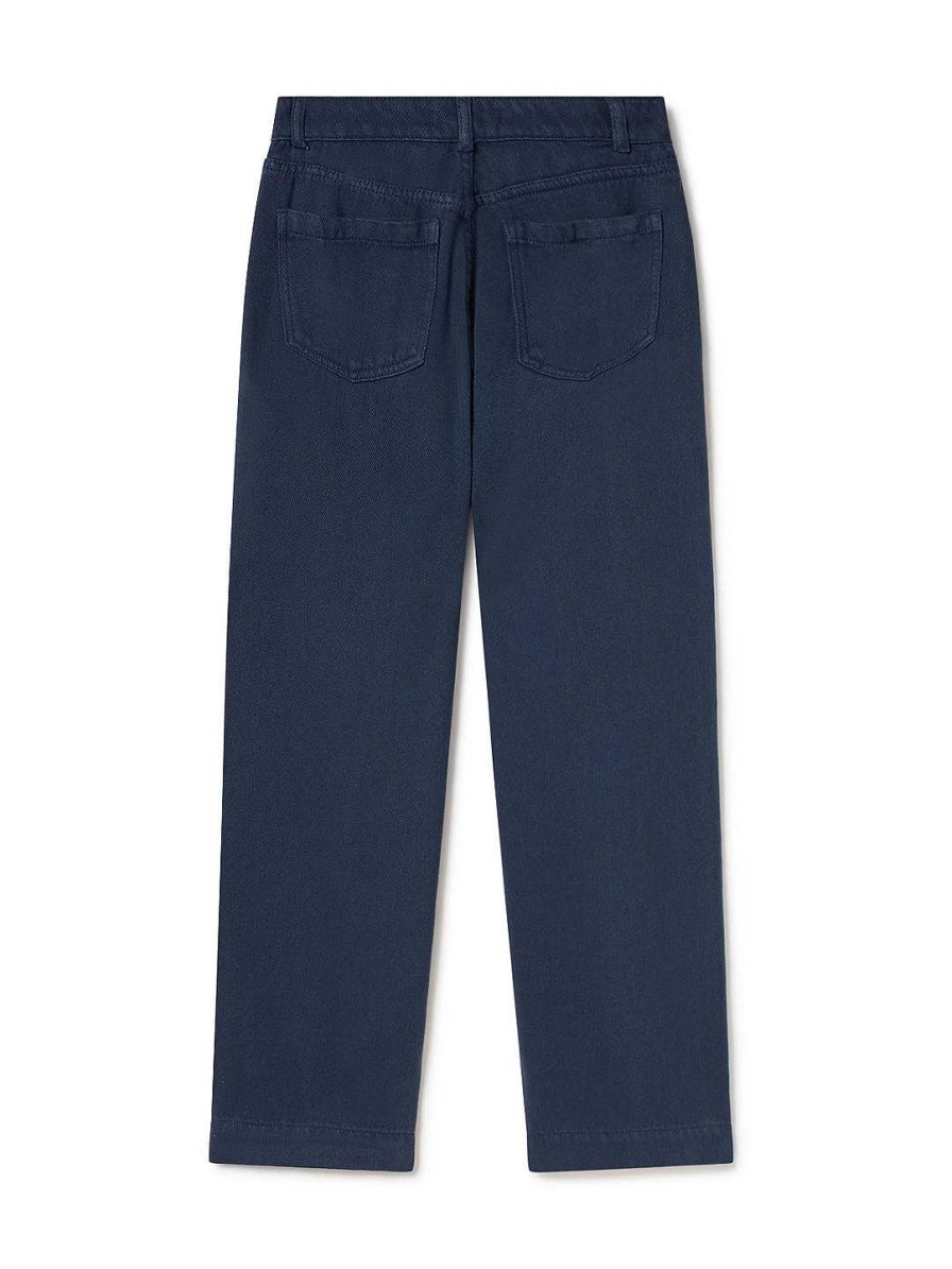 Broek | TWOTHIRDS Hisaka - Gewassen Marine