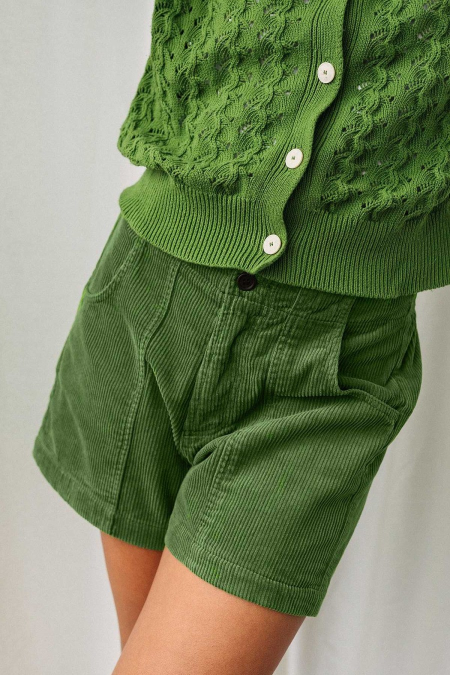 Korte Broek | TWOTHIRDS Kaketoe - Grasgroen